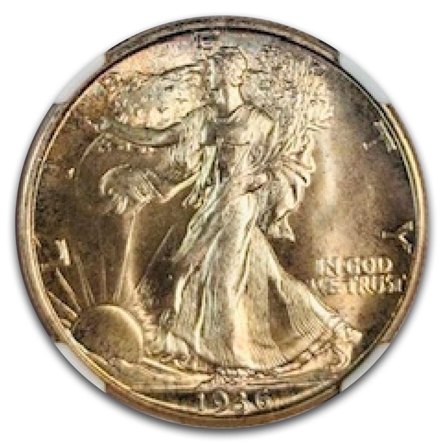 1936-D Walking Liberty Half Dollar MS-67 NGC