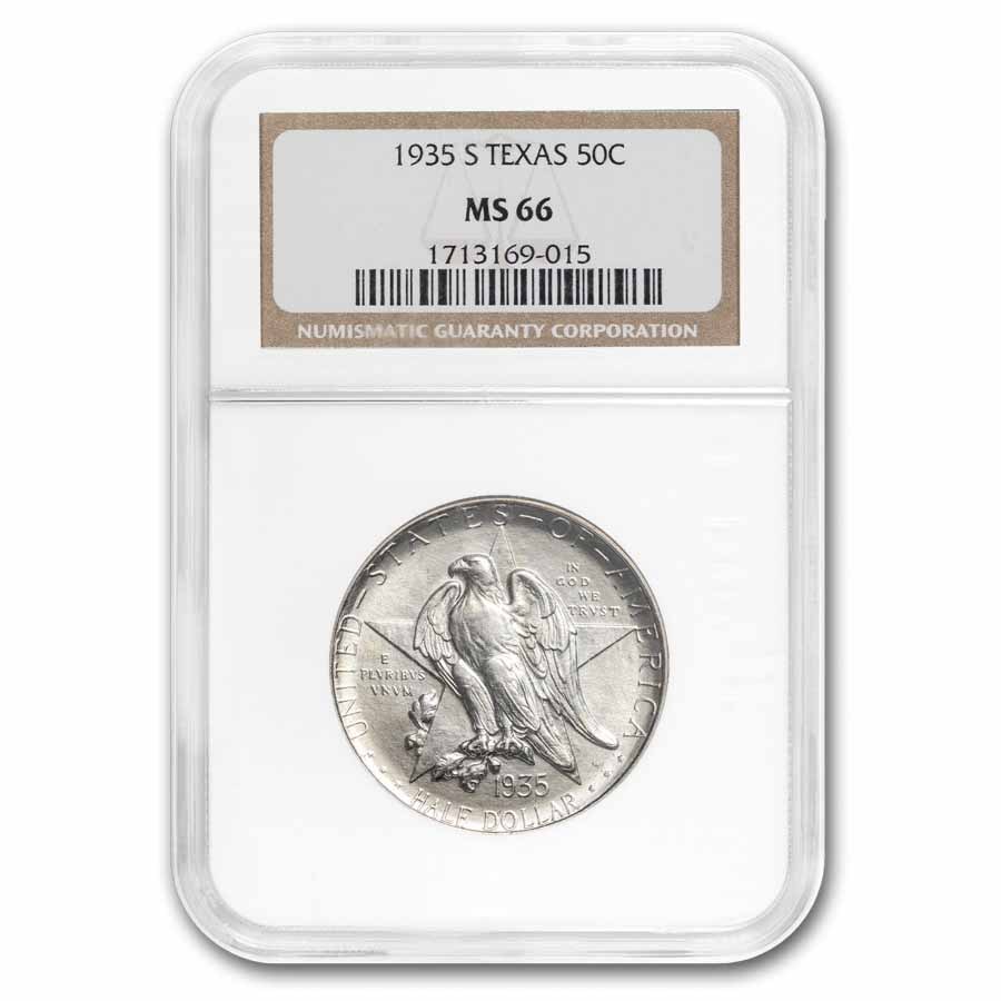 1935-S Texas Half Dollar Commem MS-66 NGC