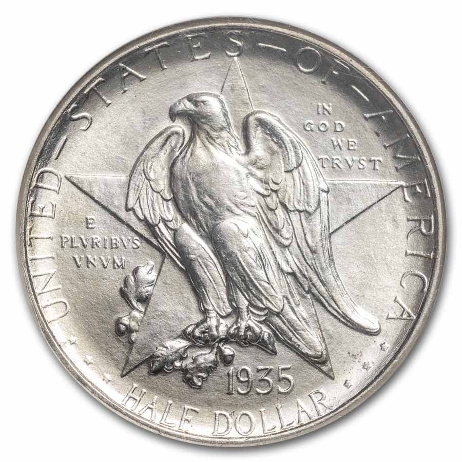 1935-S Texas Half Dollar Commem MS-66 NGC