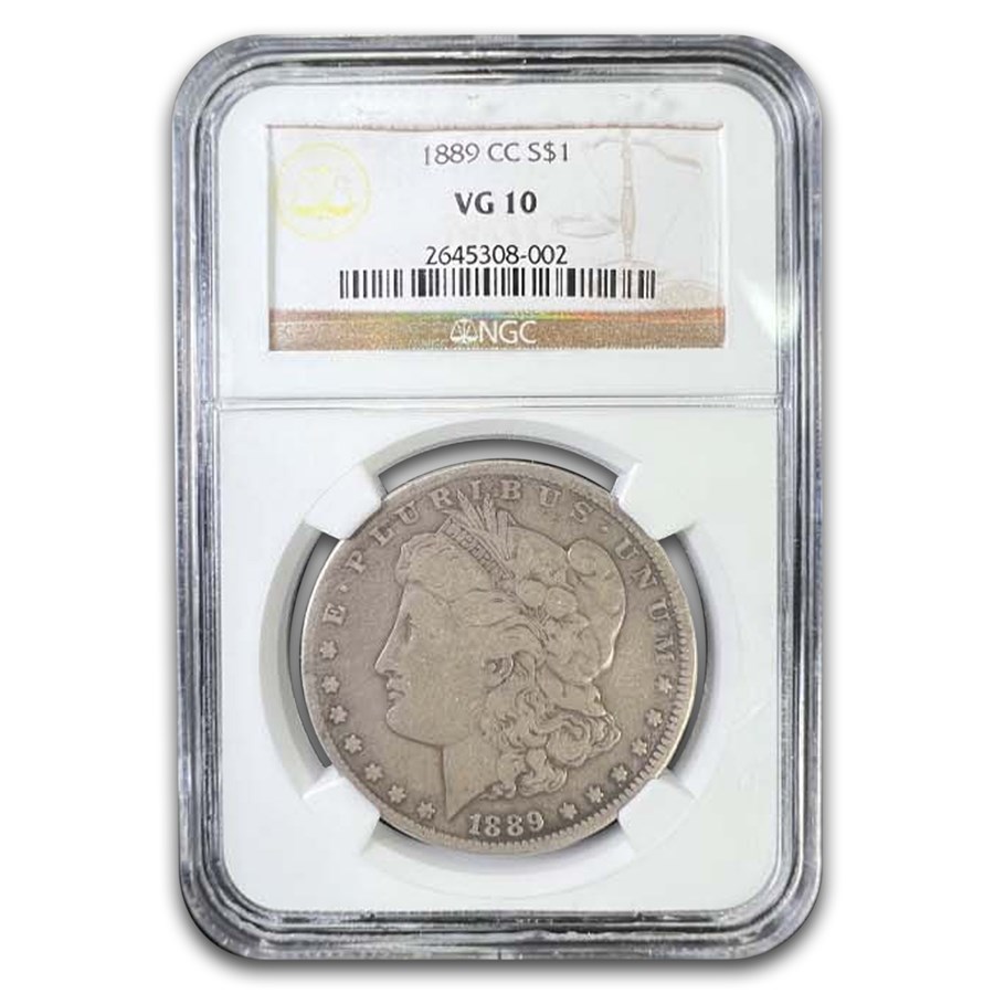 1889-CC Morgan Dollar VG-10 NGC