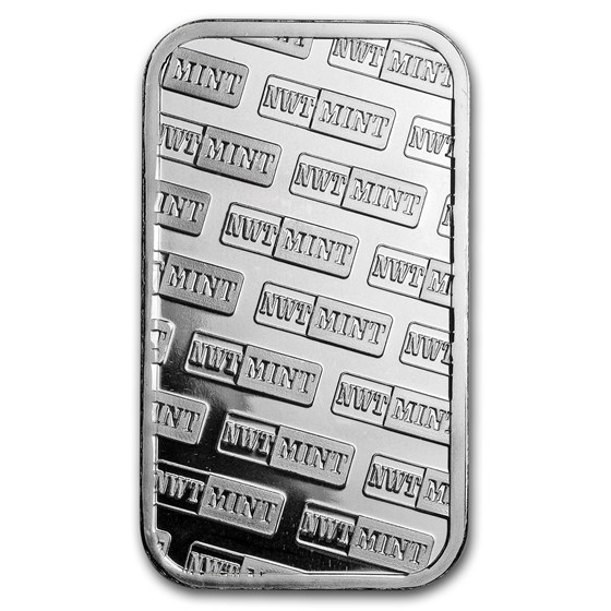 1 oz Silver Bar - Northwest Territorial Mint