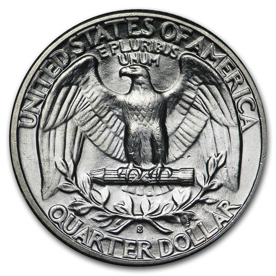 1938-S Washington Quarter AU