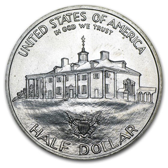 1982 Washington 1/2 Dollar 90% Silver Commem BU/Pr (No Box/COA)