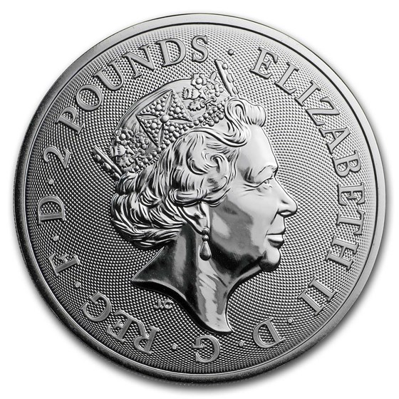 2019 Great Britain 1 oz Silver Year of the Pig BU