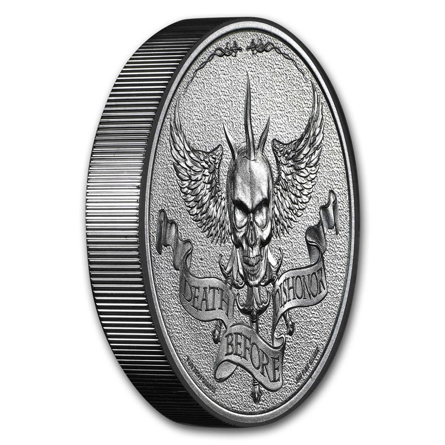 2 oz Silver Round - Latin Allure Series: Death before Dishonor