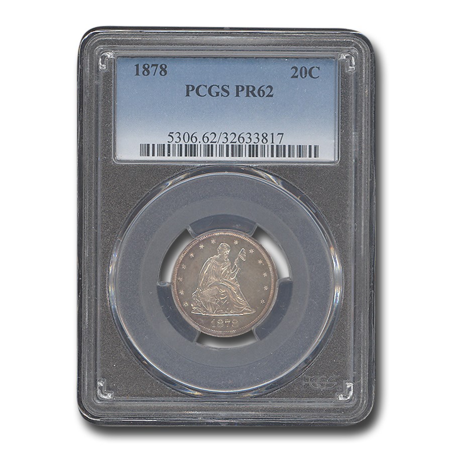 1878 Twenty Cent Piece PR-62 PCGS