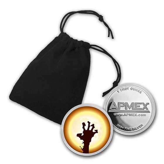 1 oz Silver Colorized Round - APMEX (Dawn of the Dead)