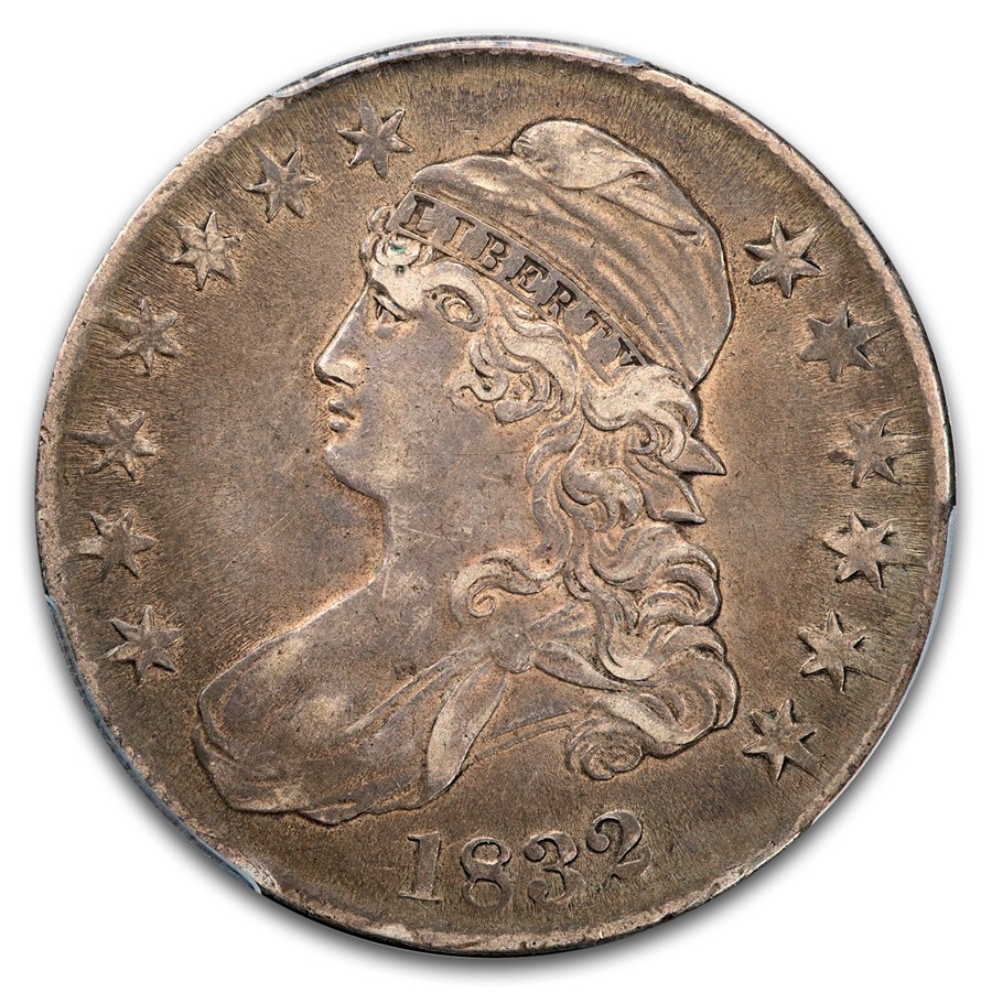 1832 Bust Half Dollar XF-45 PCGS CAC (Sm Letters)