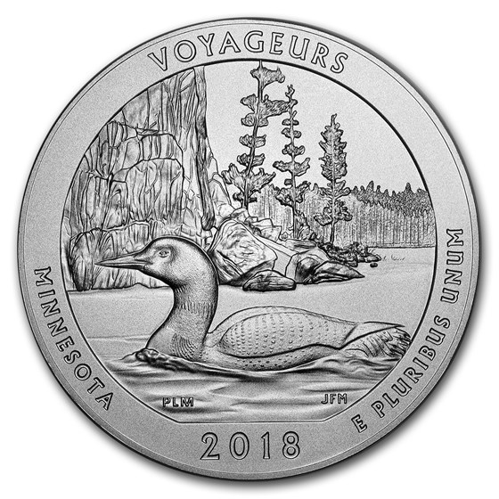 2018-P 5 oz Silver ATB Voyageurs (w/Box &amp; COA)