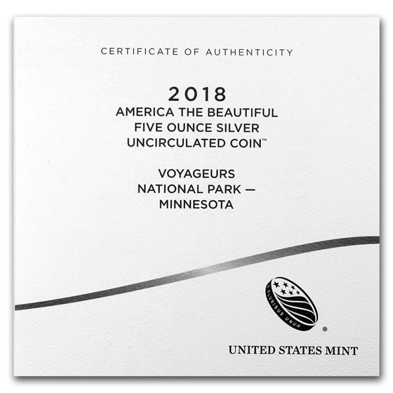2018-P 5 oz Silver ATB Voyageurs (w/Box &amp; COA)
