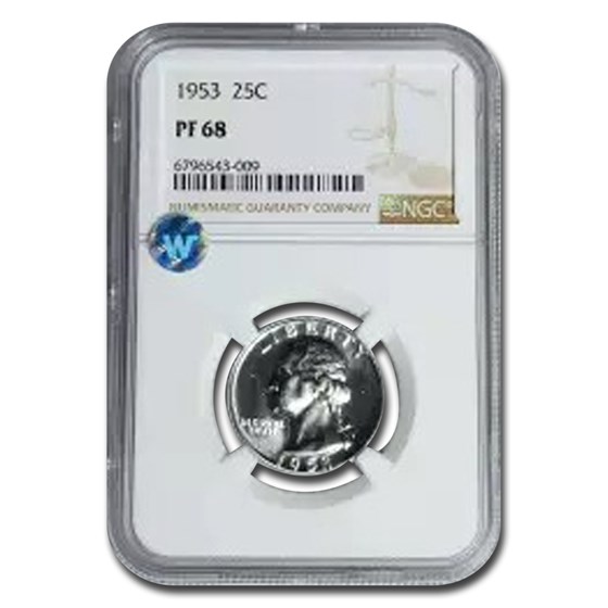 1953 Washington Quarter PF-68 NGC