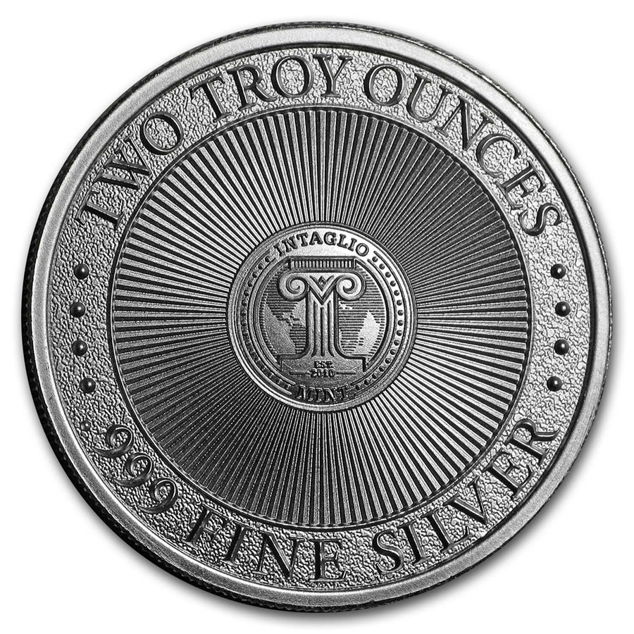 2 oz Silver High Relief Round - Jackalope