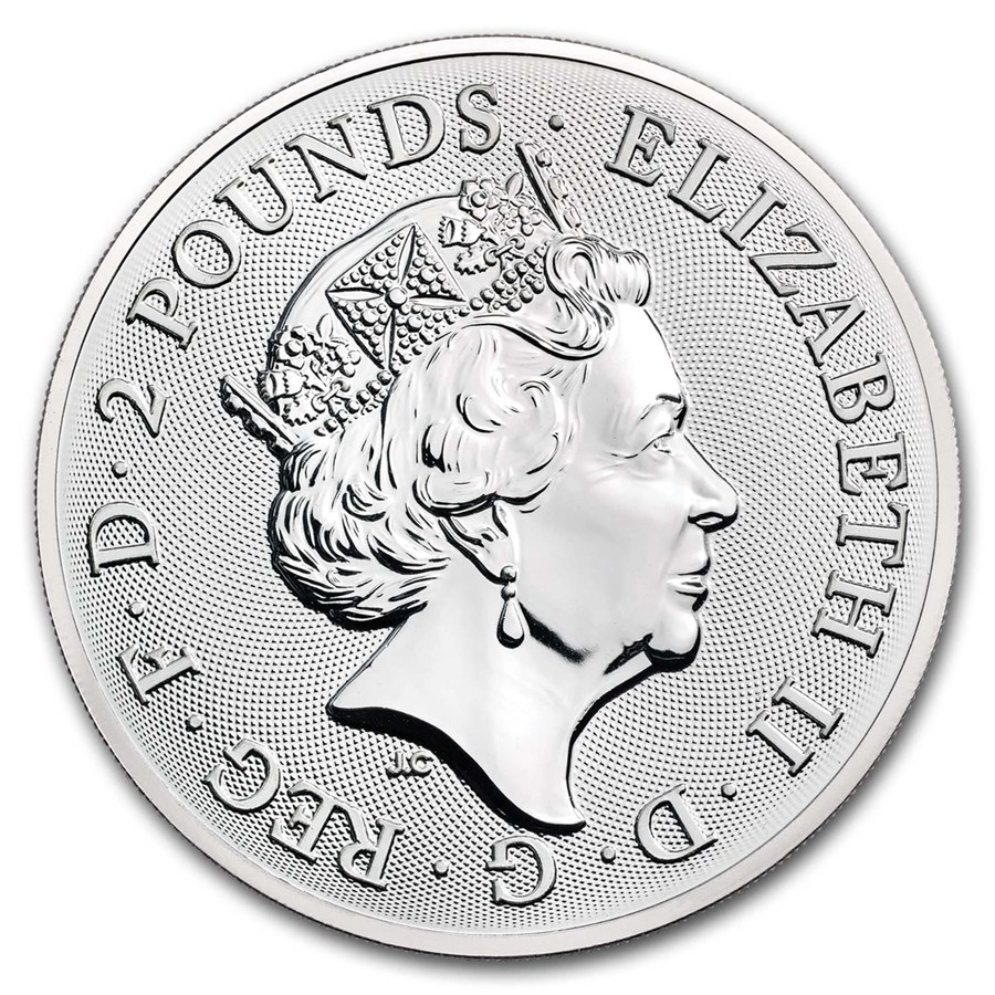 2019 GB 1 oz Silver Landmarks of Britain (Buckingham Palace)