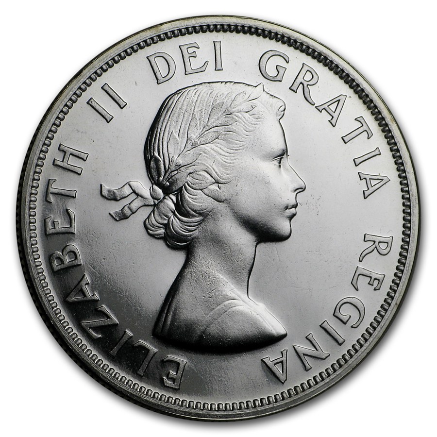 1960 Canada Silver Dollar BU/Prooflike