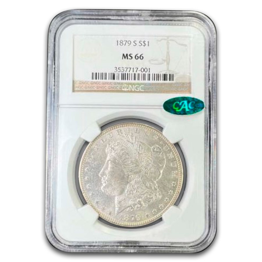 1879-S Morgan Dollar MS-66 NGC CAC