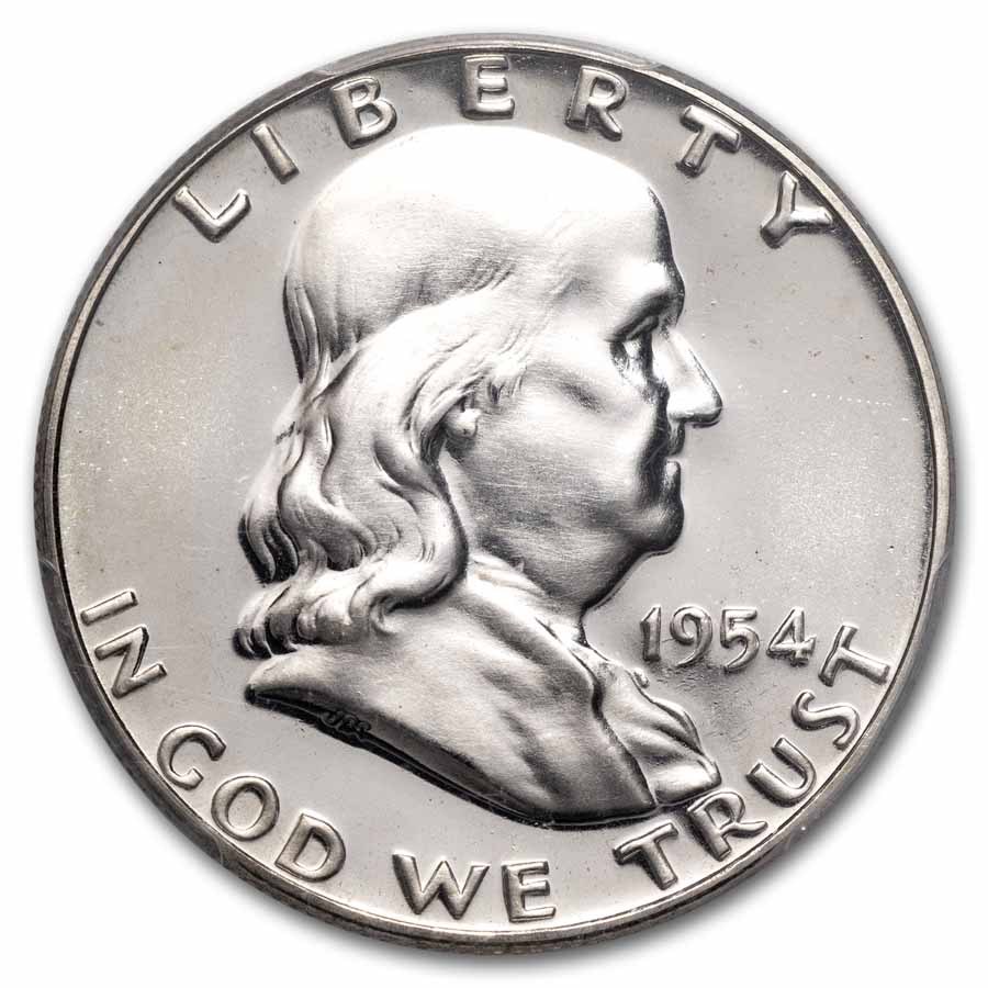 1954 Franklin Half Dollar PR-67 PCGS