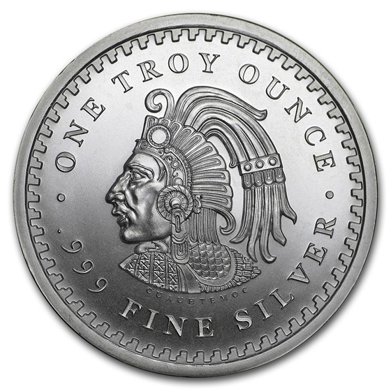 1 oz Silver Round - Aztec Calendar