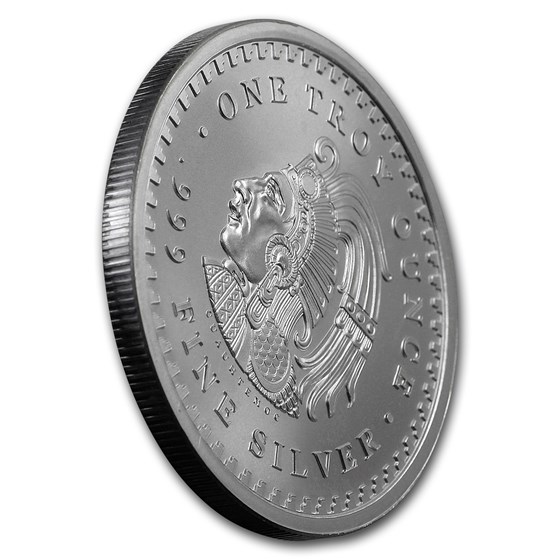 1 oz Silver Round - Aztec Calendar