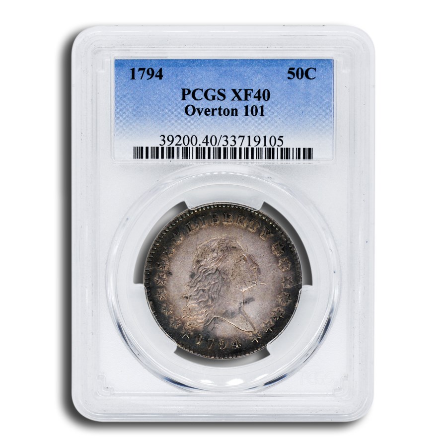 1794 Flowing Hair Half Dollar XF-40 PCGS (O-101)