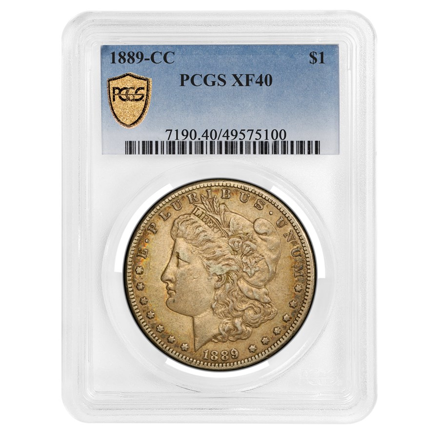 1889-CC Morgan Dollar XF-40 PCGS