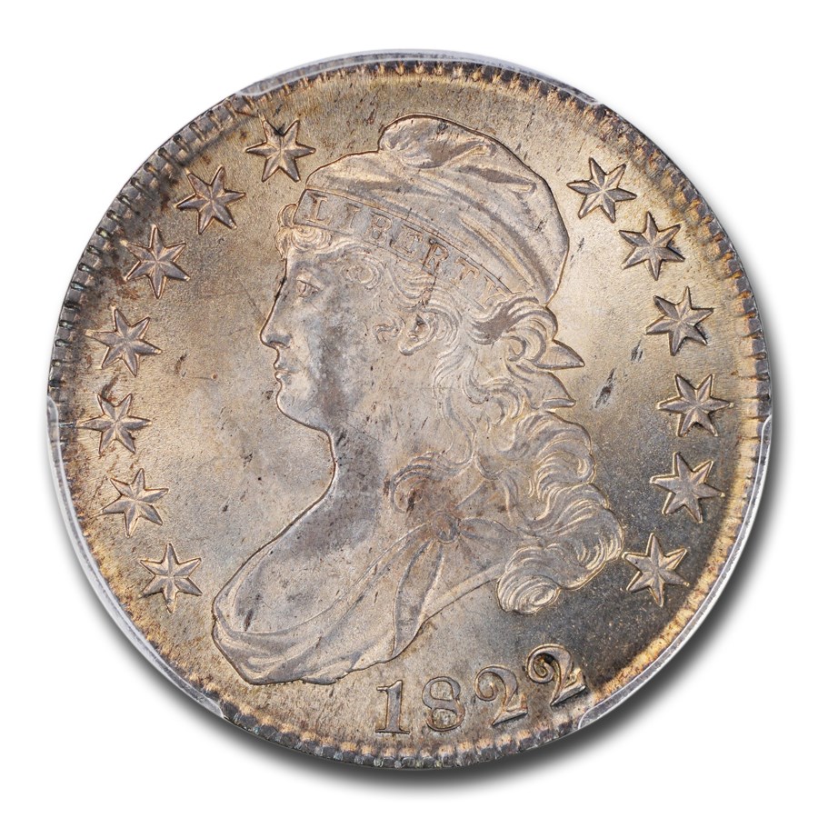1822/1 Bust Half Dollar MS-65 PCGS
