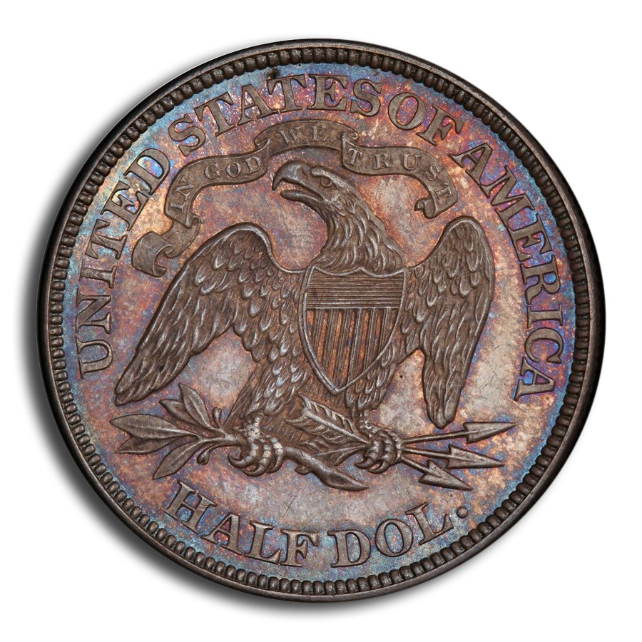 1868 Liberty Seated Half Dollar MS-65 PCGS