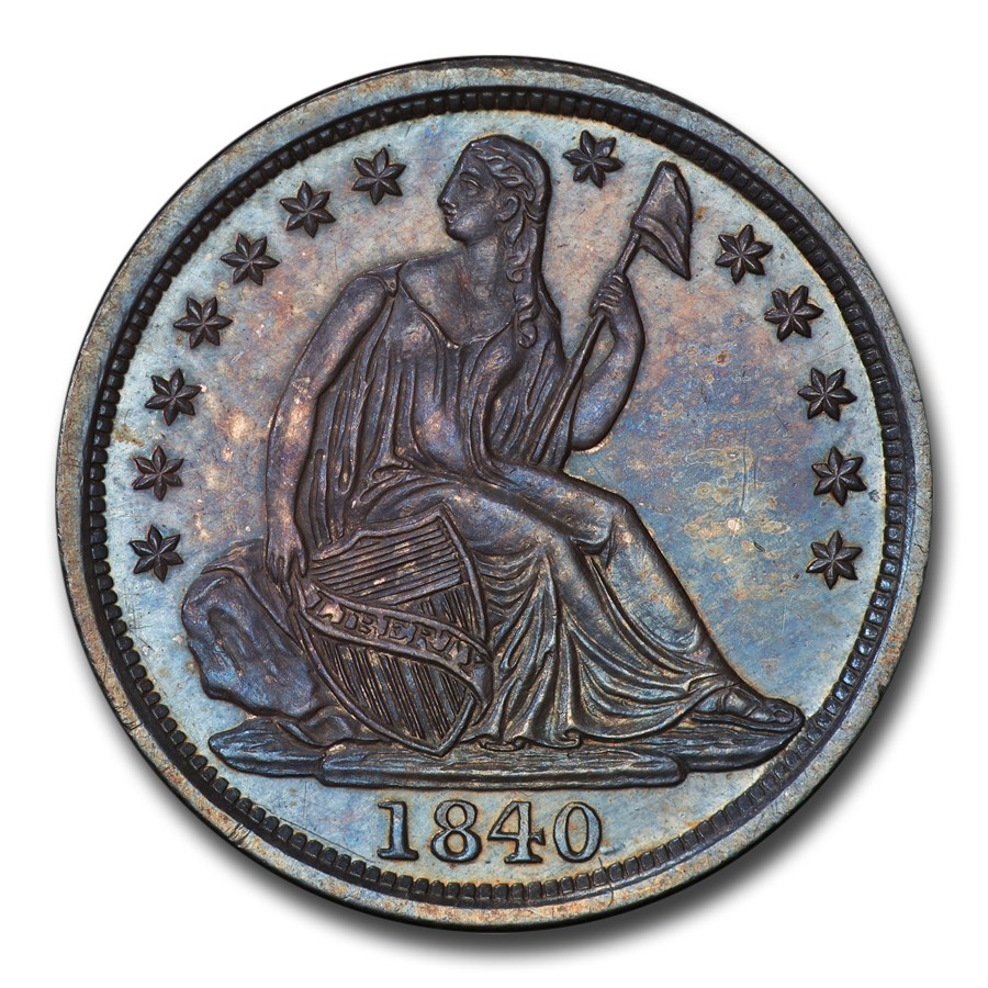 1840 Liberty Seated Half Dime PR-65 PCGS (No Drapery)
