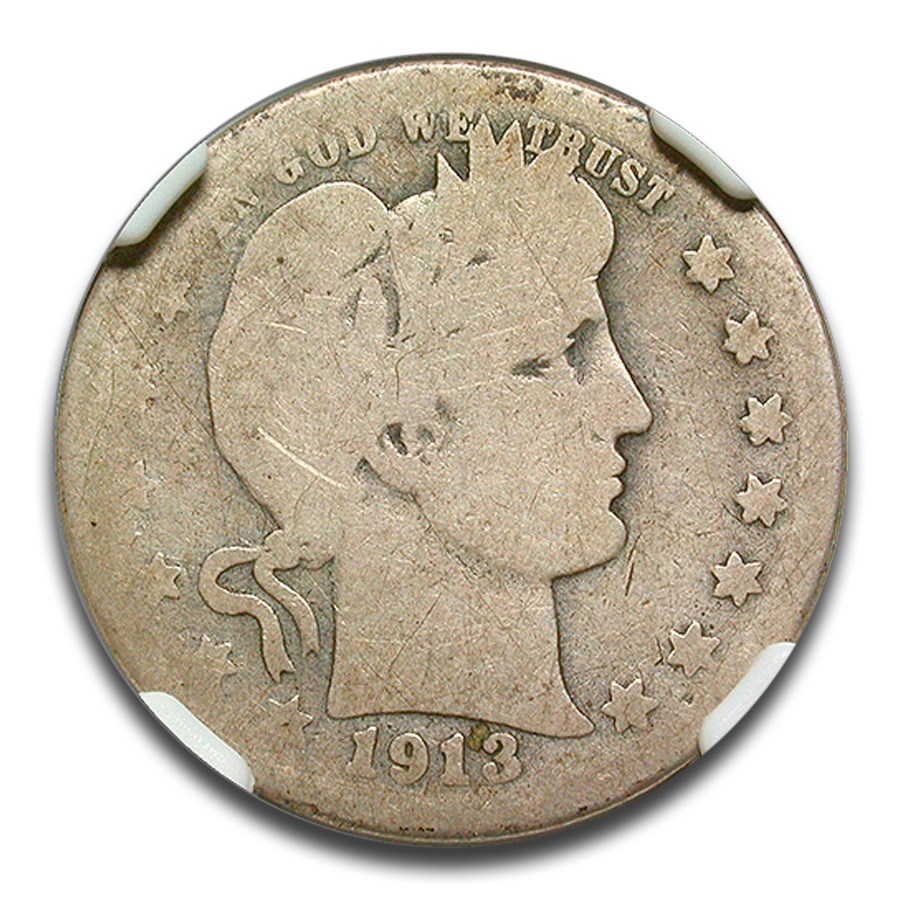 1913-S Barber Quarter AG-03 NGC
