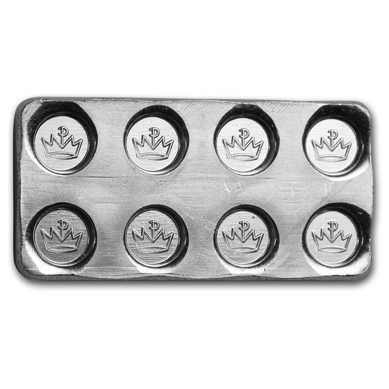 1/4 oz Silver Building Block Bars (2x4)