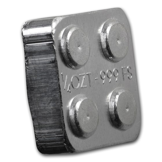 1/4 oz Silver Building Block Bars (2x2)