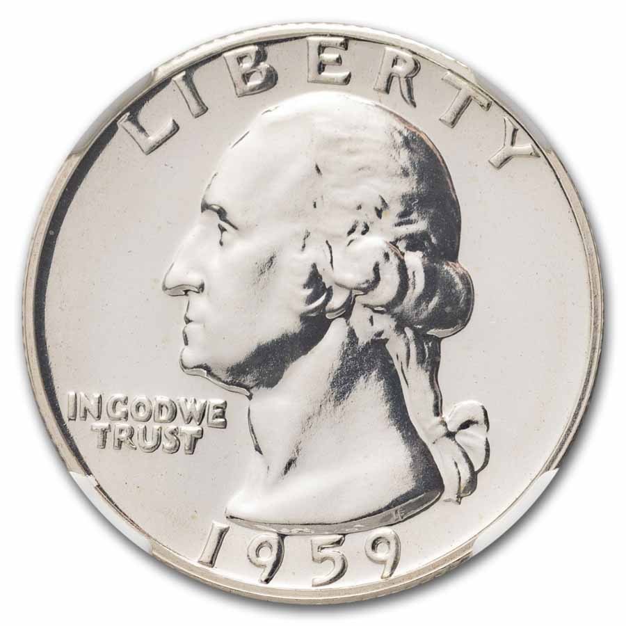 1959 Washington Quarter PF-67 NGC