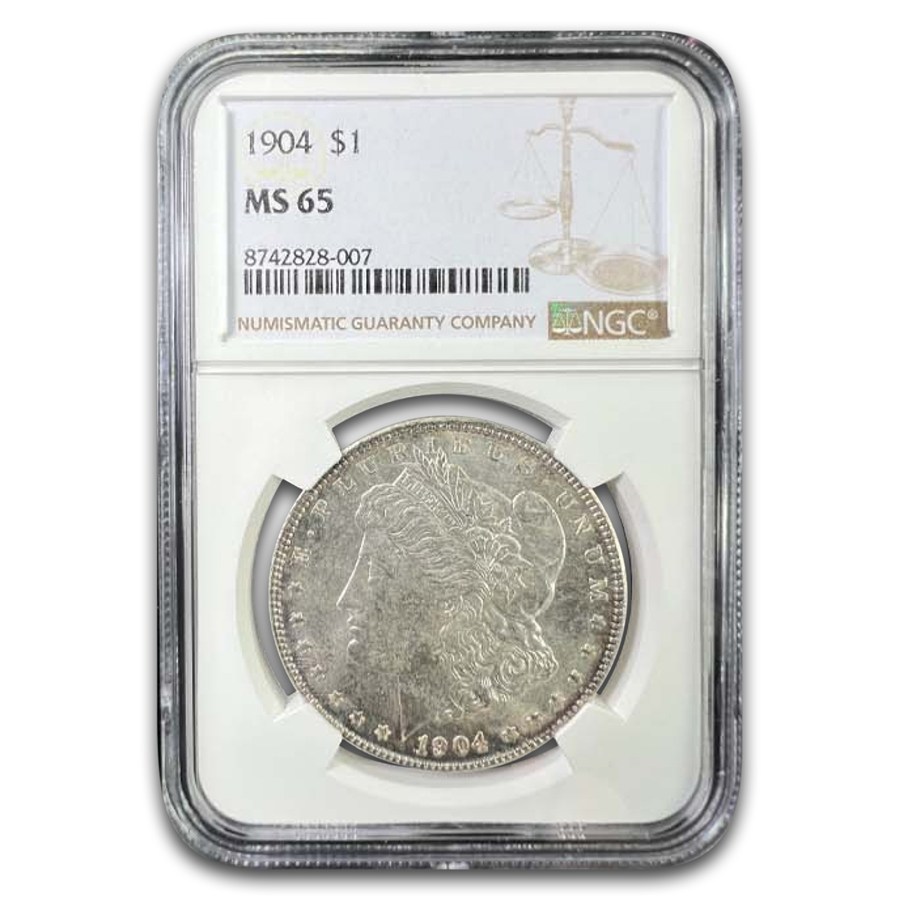 1904 Morgan Dollar MS-65 NGC