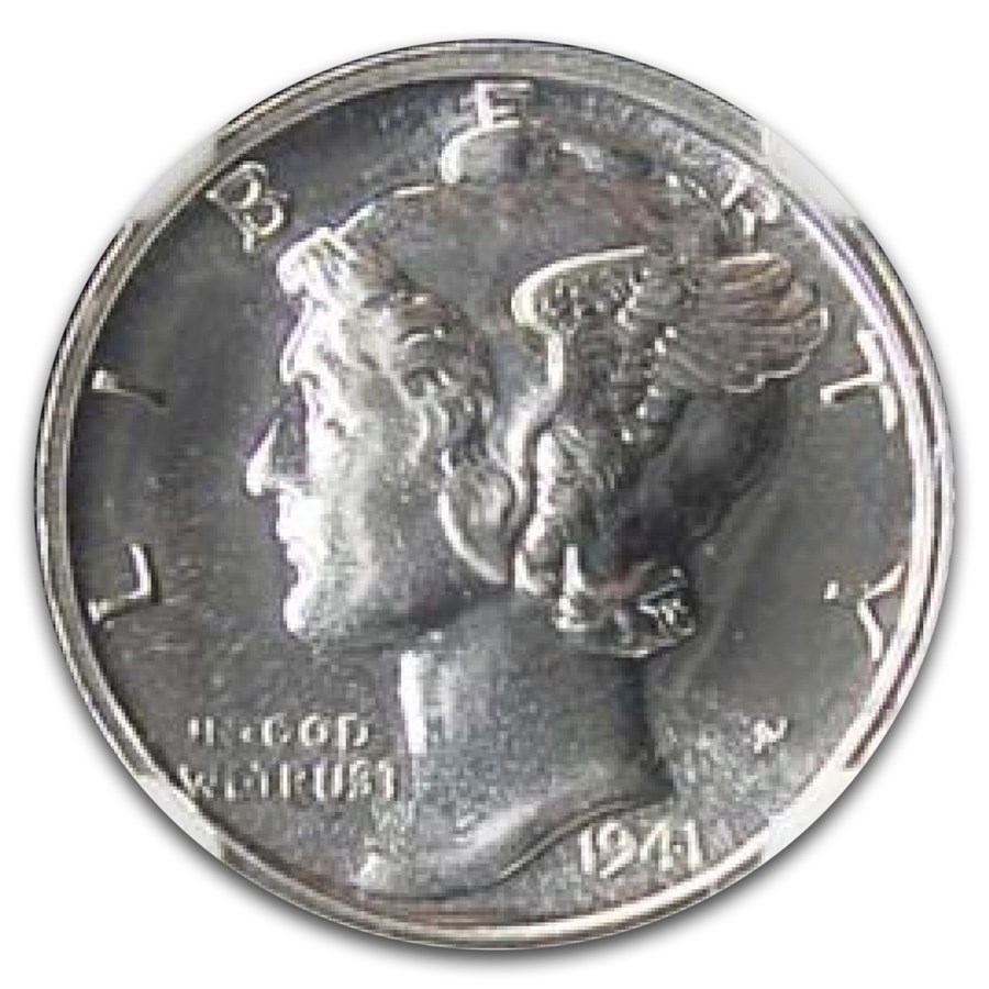 1941 Mercury Dime PF-68 NGC