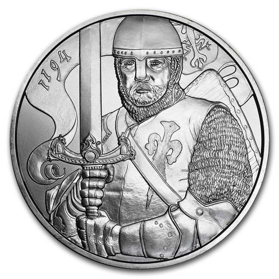 2019 Austria 1 oz Ag 825th Anniv of the Austrian Mint Leopold BU