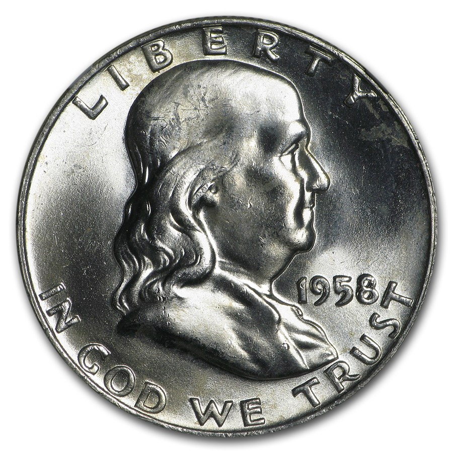 1948-1963 Franklin Half Dollar MS-64 NGC (Random)