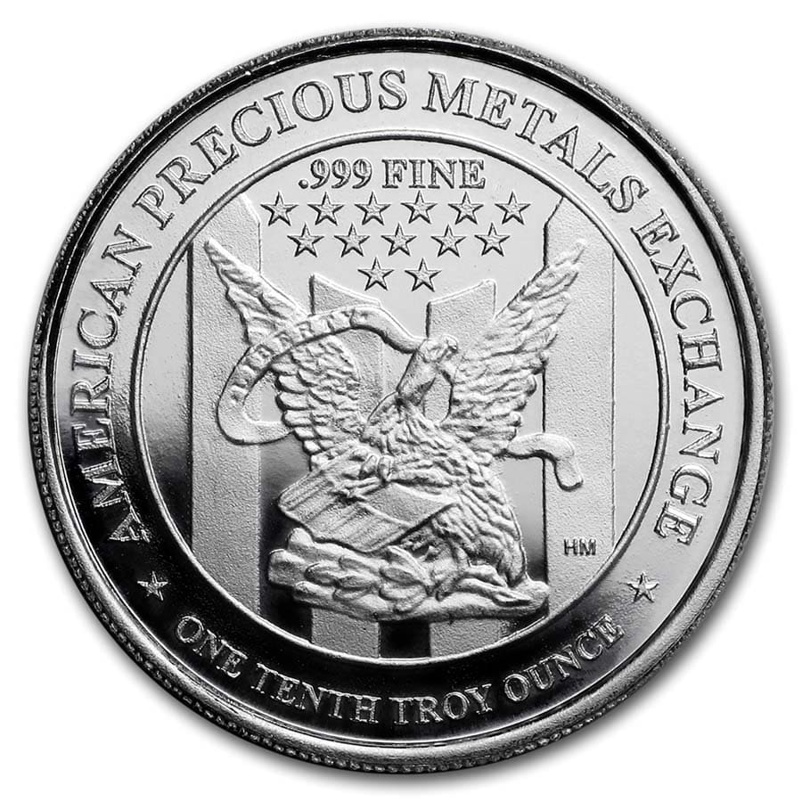 1/10 oz Silver Round - APMEX 1/10 oz Silver Round - APMEX
