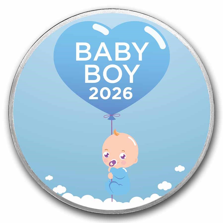 1 oz Silver Colorized Round - APMEX (Baby Boy Bundle of Joy 2026)