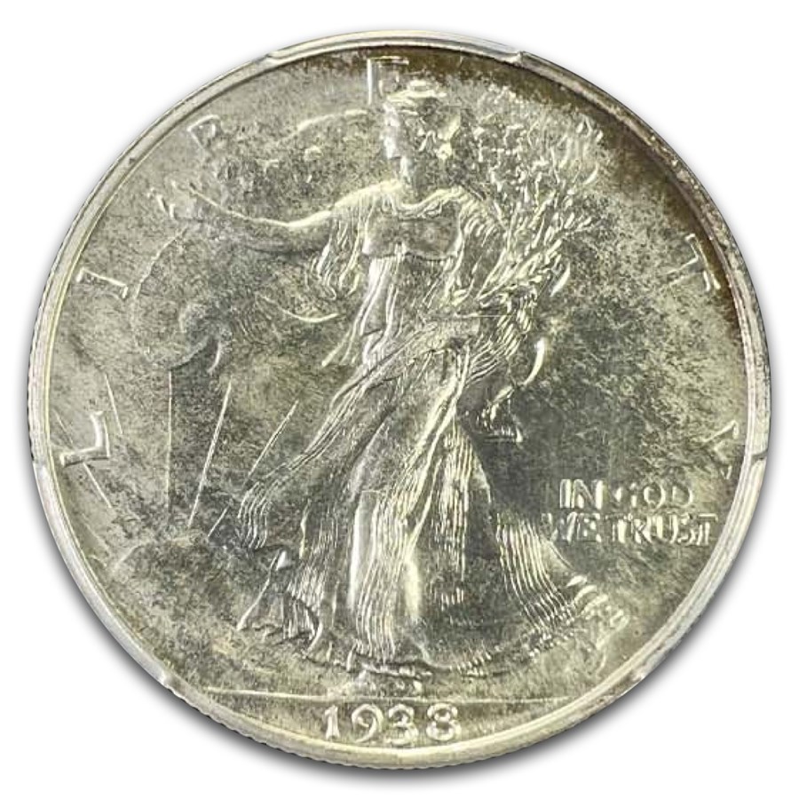1938 Walking Liberty Half Dollar PR-67 PCGS