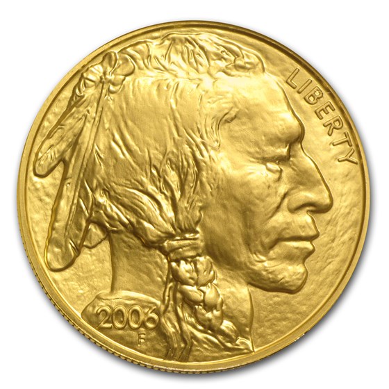 2006 1 oz Gold Buffalo MS-69 NGC (First Strikes)