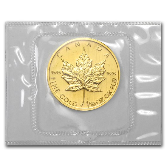 2007 Canada 1/10 oz Gold Maple Leaf BU