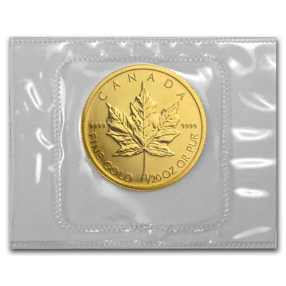 2003 Canada 1/20 oz Gold Maple Leaf BU
