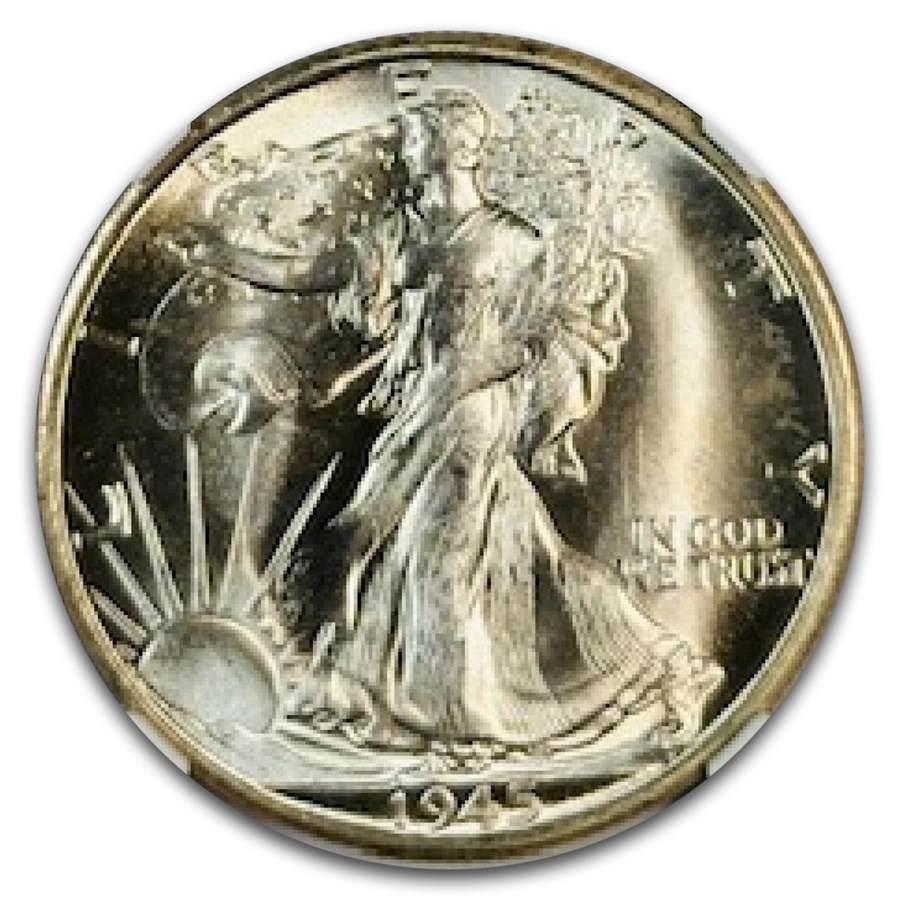 1945-S Walking Liberty Half Dollar MS-67 NGC