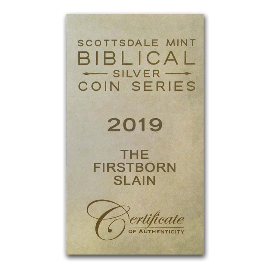 2019 2 oz Silver Coin - Biblical Series (Firstborn Slain)