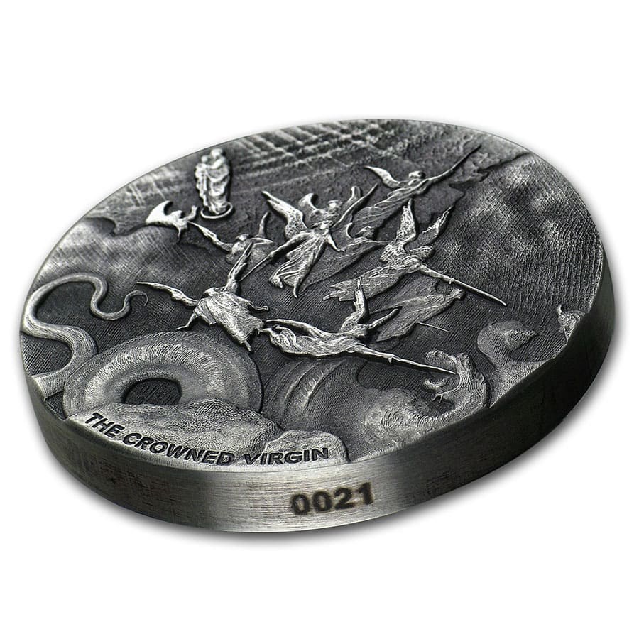 2019 2 oz Silver Coin - Biblical Series (The Crowned Virgin)