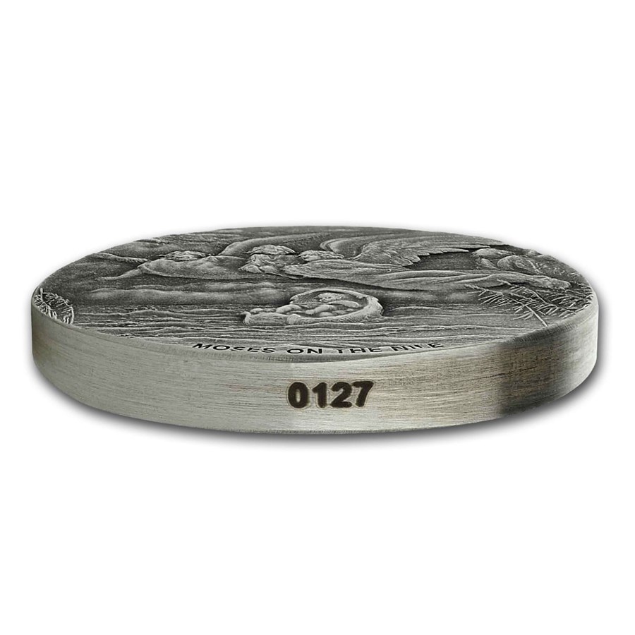 2019 2 oz Silver Coin - Biblical Series (Moses on the Nile)
