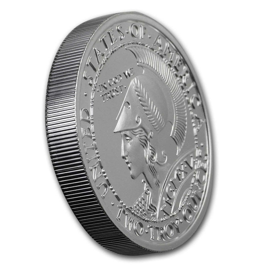 2 oz Silver High Relief Round - Panama-Pacific