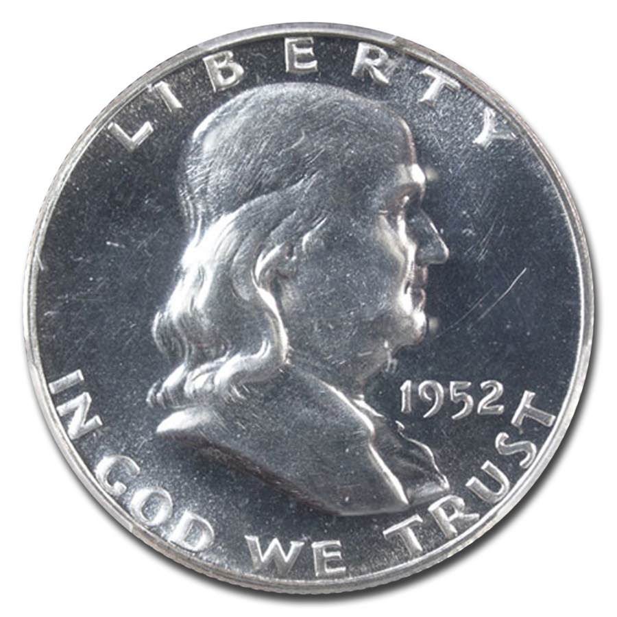 1952 Franklin Half Dollar PR-63 PCGS