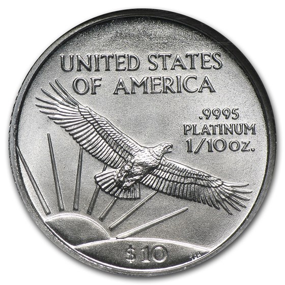 2004 1/10 oz American Platinum Eagle MS-70 NGC