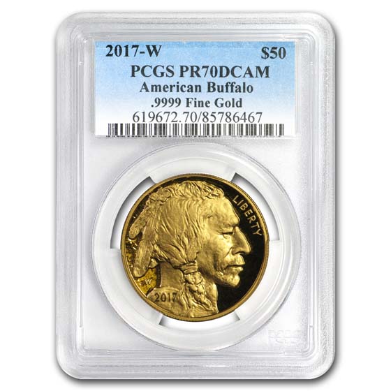 2017-W 1 oz Proof Gold Buffalo PR-70 PCGS