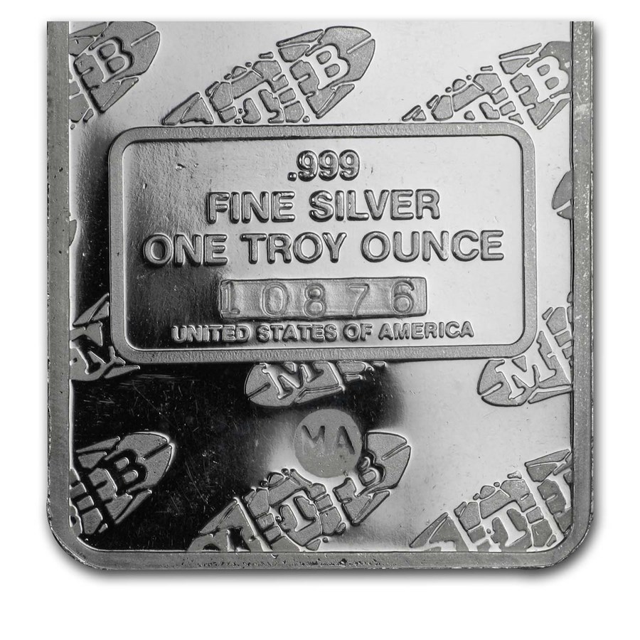 1 oz Silver Bar - Statue of Liberty (MTB, MA)